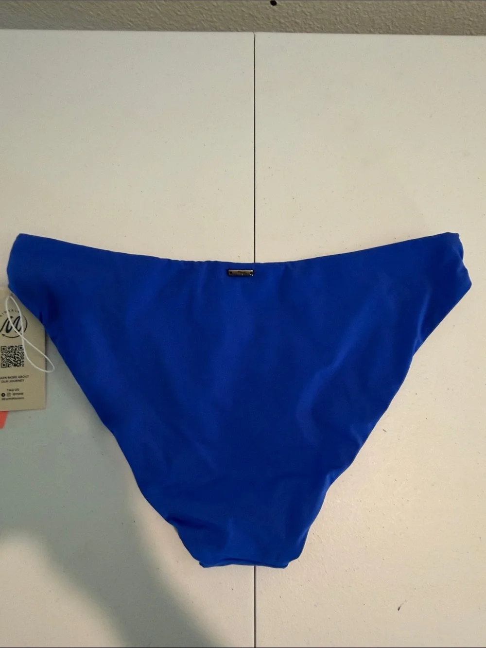 MAAJI Blue Bouquet Splendour High Leg Reversible Bikini Bottom size large